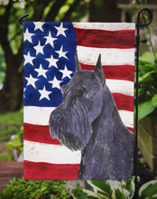 Load image into Gallery viewer, USA American Flag with Schnauzer Garden Flag – Decorative Outdoor Yard Flag
