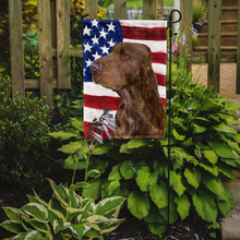 Load image into Gallery viewer, USA American Flag with Field Spaniel Garden Flag – Decorative Outdoor Yard Flag
