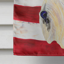 Load image into Gallery viewer, USA American Flag with Scottish Terrier Flag Canvas House Size