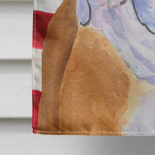 Load image into Gallery viewer, USA American Flag with Bulldog English Flag Canvas House Size