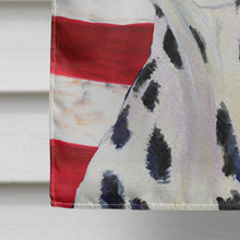 Load image into Gallery viewer, USA American Flag with Dalmatian Flag Canvas House Size