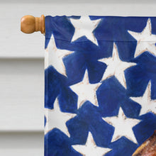 Load image into Gallery viewer, USA American Flag with Brussels Griffon Flag Canvas House Size