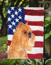 Load image into Gallery viewer, USA American Flag with Brussels Griffon Garden Flag – Decorative Outdoor Yard Flag