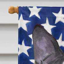 Load image into Gallery viewer, USA American Flag with Boston Terrier Flag Canvas House Size