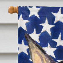 Load image into Gallery viewer, USA American Flag with Doberman Flag Canvas House Size