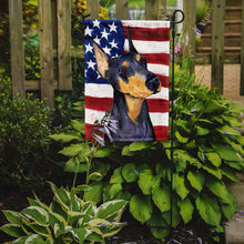 Load image into Gallery viewer, USA American Flag with Doberman Garden Flag – Decorative Outdoor Yard Flag