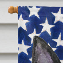 Load image into Gallery viewer, USA American Flag with Australian Kelpie Flag Canvas House Size