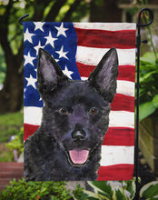 Load image into Gallery viewer, USA American Flag with Australian Kelpie Garden Flag – Decorative Outdoor Yard Flag