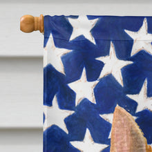 Load image into Gallery viewer, USA American Flag with Norwich Terrier Flag Canvas House Size