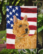 Load image into Gallery viewer, USA American Flag with Norwich Terrier Garden Flag – Decorative Outdoor Yard Flag