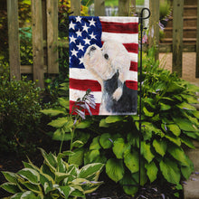 Load image into Gallery viewer, USA American Flag with Dandie Dinmont Terrier Garden Flag – Decorative Outdoor Yard Flag