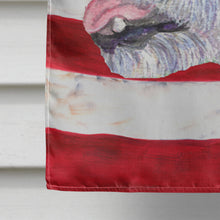 Load image into Gallery viewer, USA American Flag with Jack Russell Terrier Flag Canvas House Size
