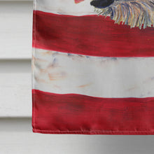 Load image into Gallery viewer, USA American Flag with Irish Wolfhound Flag Canvas House Size