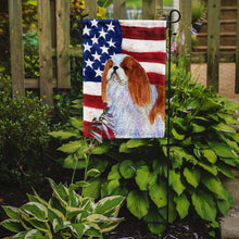 Load image into Gallery viewer, USA American Flag with English Toy Spaiel USA Garden Flag – Decorative Outdoor Yard Flag