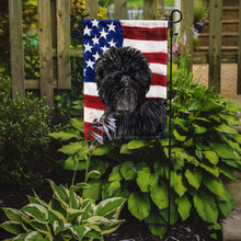Load image into Gallery viewer, USA American Flag with Affenpinscher Garden Flag – Decorative Outdoor Yard Flag