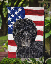 Load image into Gallery viewer, USA American Flag with Affenpinscher Garden Flag – Decorative Outdoor Yard Flag