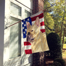 Load image into Gallery viewer, USA American Flag with French Bulldog Flag Canvas House Size
