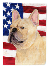 Load image into Gallery viewer, USA American Flag with French Bulldog Garden Flag – Decorative Outdoor Yard Flag