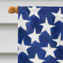Load image into Gallery viewer, USA American Flag with Fox Terrier Flag Canvas House Size