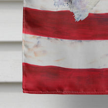 Load image into Gallery viewer, USA American Flag with Fox Terrier Flag Canvas House Size