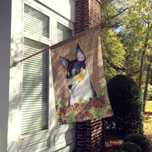 Load image into Gallery viewer, Fox Terrier Flag Canvas House Size