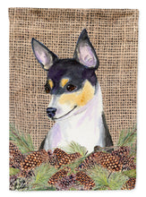 Load image into Gallery viewer, Fox Terrier Flag Canvas House Size