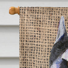 Load image into Gallery viewer, Schnauzer Flag Canvas House Size