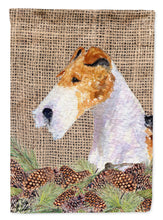 Load image into Gallery viewer, Fox Terrier Garden Flag – Decorative Outdoor Yard Flag