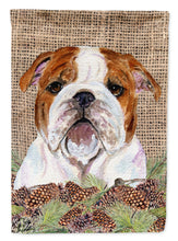 Load image into Gallery viewer, Bulldog English Flag Canvas House Size