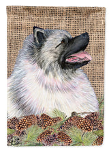 Load image into Gallery viewer, Keeshond Garden Flag – Decorative Outdoor Yard Flag