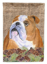 Load image into Gallery viewer, Bulldog English Flag Canvas House Size