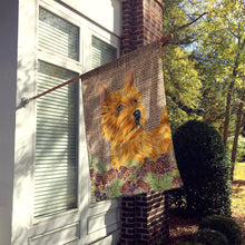 Load image into Gallery viewer, Norwich Terrier Flag Canvas House Size