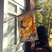 Load image into Gallery viewer, Chow Chow Flag Canvas House Size
