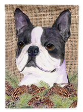 Load image into Gallery viewer, Boston Terrier Flag Canvas House Size