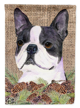 Load image into Gallery viewer, Boston Terrier Garden Flag – Decorative Outdoor Yard Flag