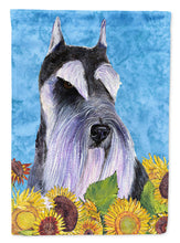 Load image into Gallery viewer, Schnauzer Flag Canvas House Size
