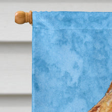 Load image into Gallery viewer, Fox Terrier Flag Canvas House Size