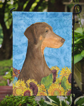 Load image into Gallery viewer, Doberman Garden Flag – Decorative Outdoor Yard Flag