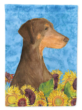 Load image into Gallery viewer, Doberman Garden Flag – Decorative Outdoor Yard Flag