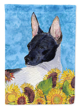 Load image into Gallery viewer, Rat Terrier Flag Canvas House Size