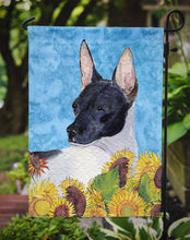 Load image into Gallery viewer, Rat Terrier Garden Flag – Decorative Outdoor Yard Flag