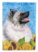 Load image into Gallery viewer, Keeshond Garden Flag – Decorative Outdoor Yard Flag