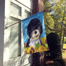 Load image into Gallery viewer, Portuguese Water Dog Flag Canvas House Size