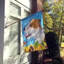 Load image into Gallery viewer, Jack Russell Terrier Flag Canvas House Size