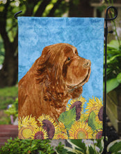 Load image into Gallery viewer, Sussex Spaniel Garden Flag – Decorative Outdoor Yard Flag