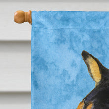 Load image into Gallery viewer, Basenji Flag Canvas House Size