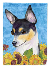 Load image into Gallery viewer, Fox Terrier Flag Canvas House Size