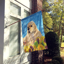 Load image into Gallery viewer, Cocker Spaniel Flag Canvas House Size