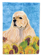 Load image into Gallery viewer, Cocker Spaniel Flag Canvas House Size