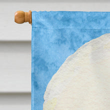 Load image into Gallery viewer, Bichon Frise Flag Canvas House Size
